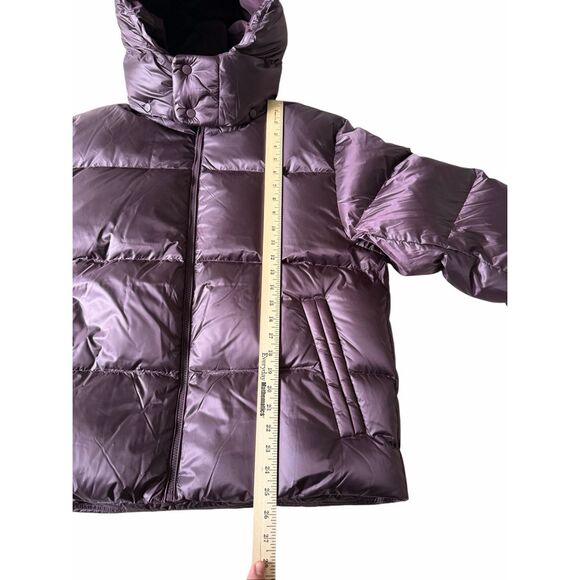 NEW Lululemon Always Down Hooded Puffer Jacket Black Plum Purple Large - Picture 13 of 15